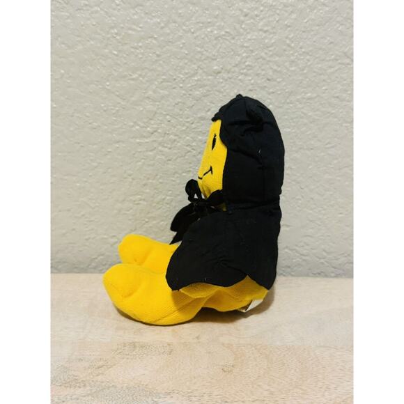 Vintage Shanghai Elcee Toy Co Cat Bat Devil Smiley Cape Plush Halloween 6” - Picture 3 of 5